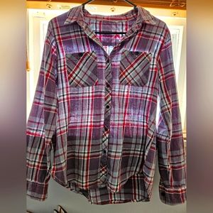 Hippie Laundry flannel button up (M)
